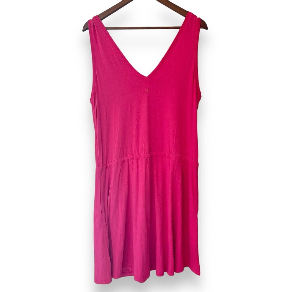 Sweaty Betty Pink Take It Easy Dress M Athleisure Tennis Travel Beach Coverup - Picture 9 of 12